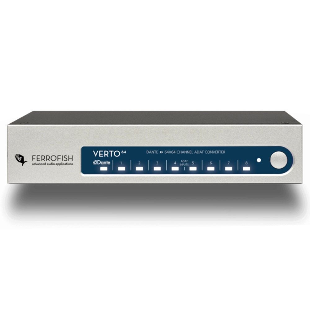 Ferrofish Verto 64 64x64 ADAT & Dante Converter - Image 1