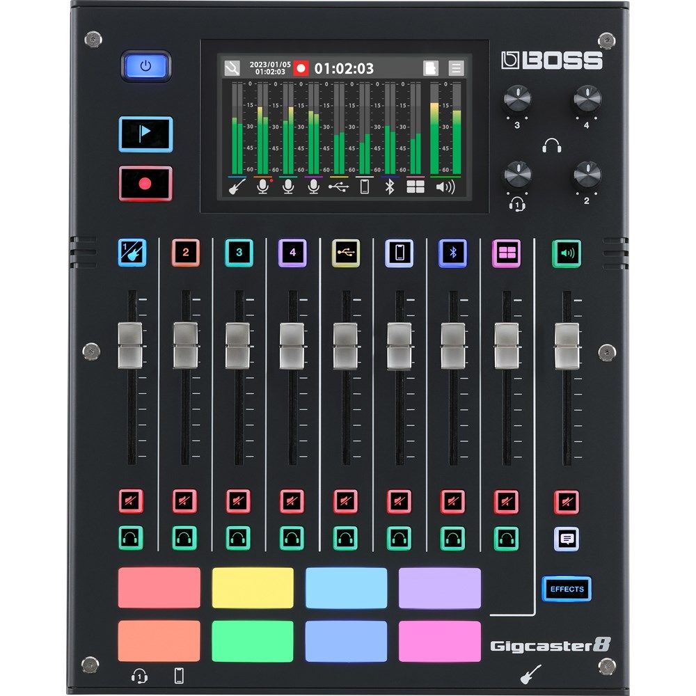 Boss GCS-8 Gigcaster 8 Audio Streaming Mixer w/ Bluetooth - Image 1