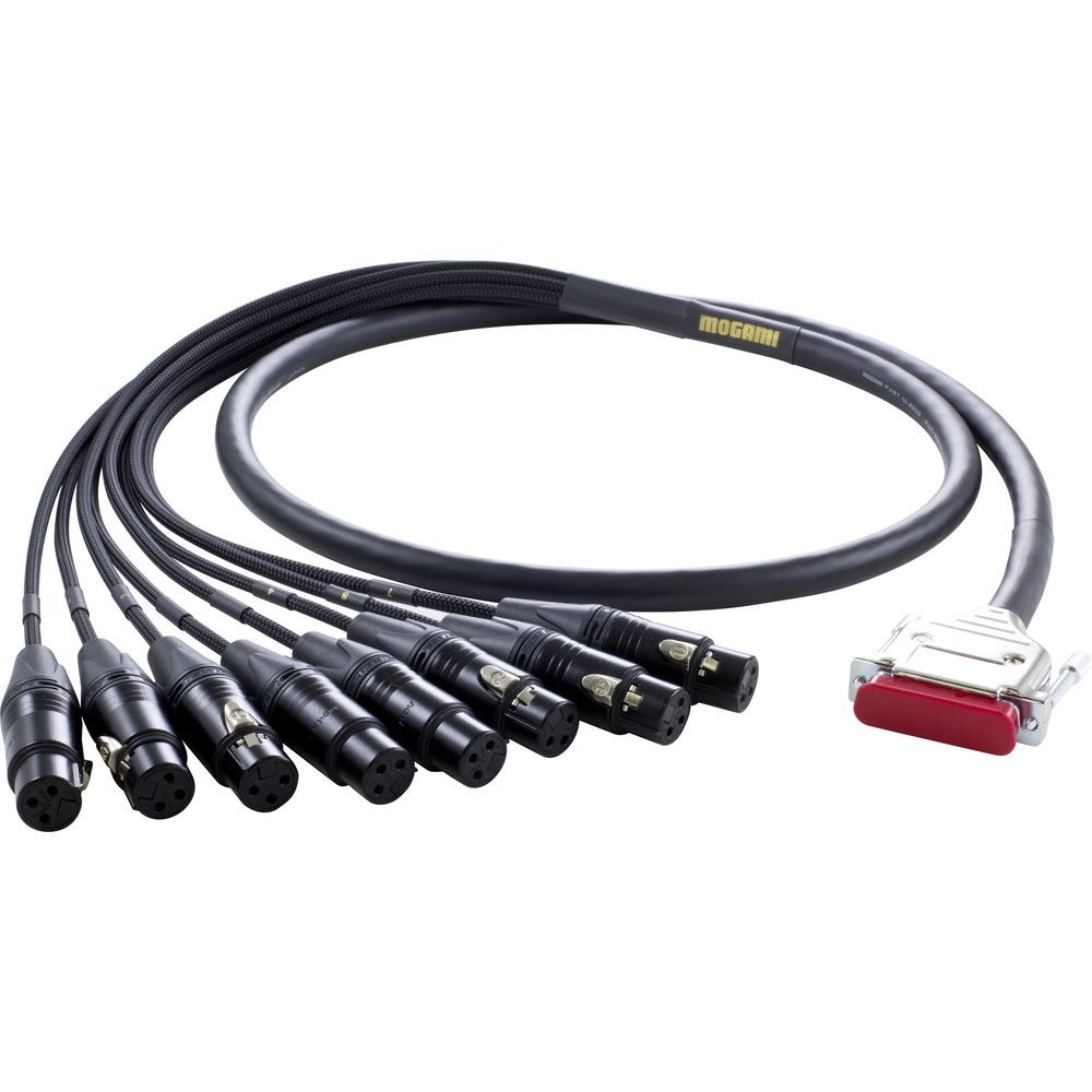 Mogami DB25 to 8 x XLRF Cable (15ft) - Image 1