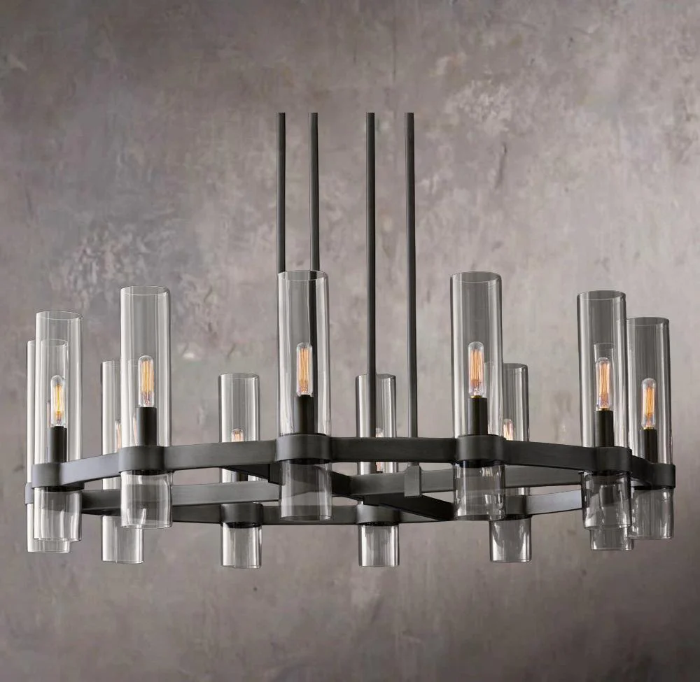 Ravelles Circular Chandelier 36" - Image 3
