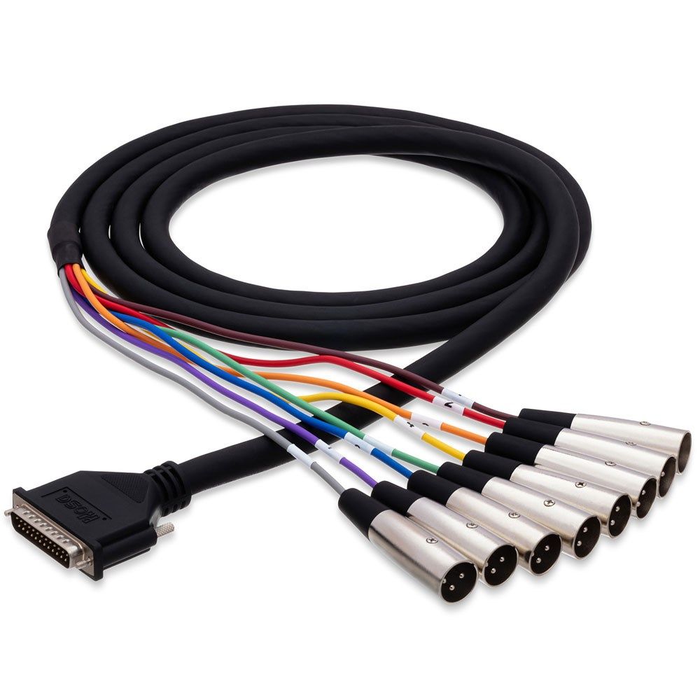 Hosa DTM807 XLR3M to DB25 Balanced Snake (7m) - Image 1