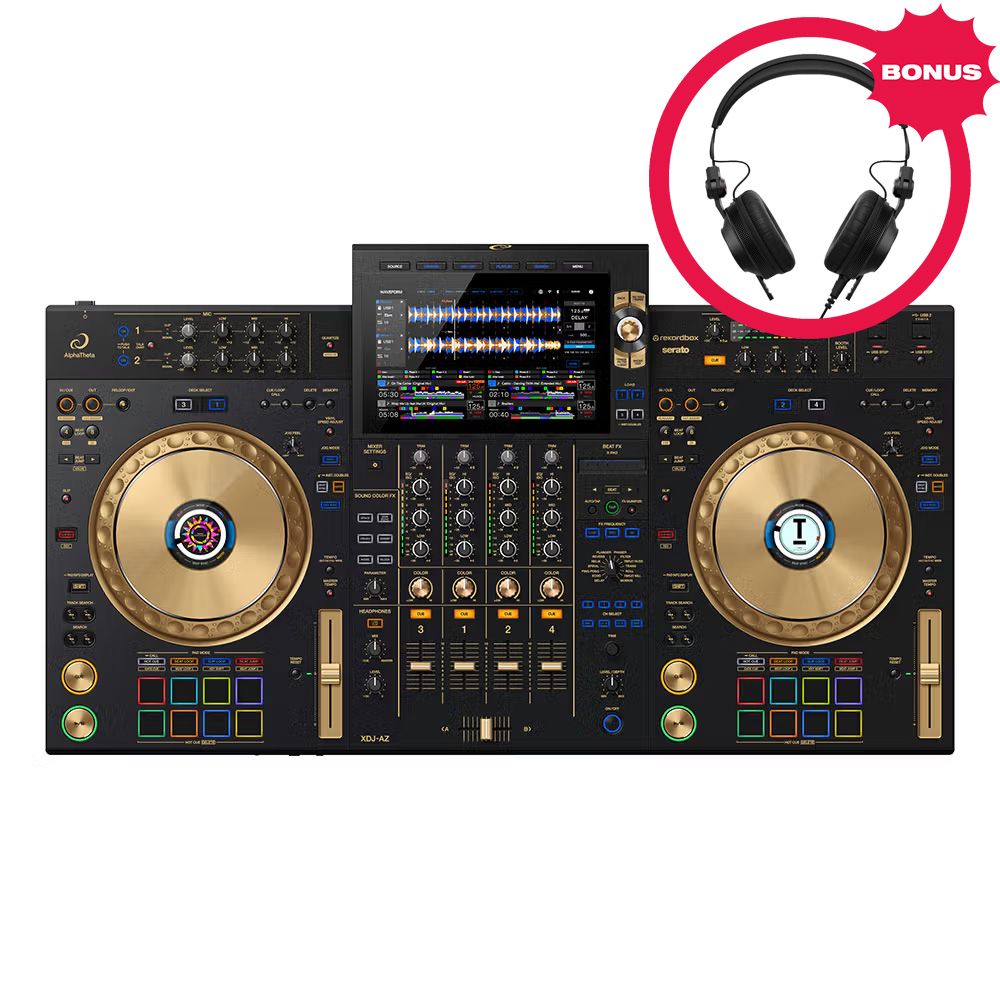 AlphaTheta XDJ-AZ All-In-One DJ System Gold Model Limited Edition - Image 1