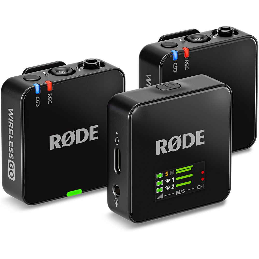 Rode Wireless GO Gen 3 Compact Wireless Microphone System (Black) - Image 1