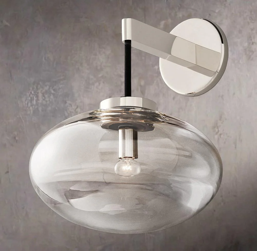 Cabrettes Transparent Glass Wall Sconce - Image 2