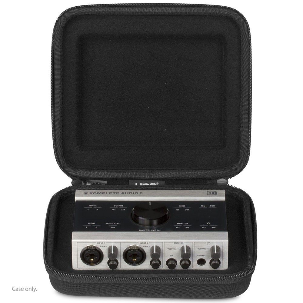 UDG Creator NI Komplete Audio 6 Hardcase MK2 (Black) - Image 1