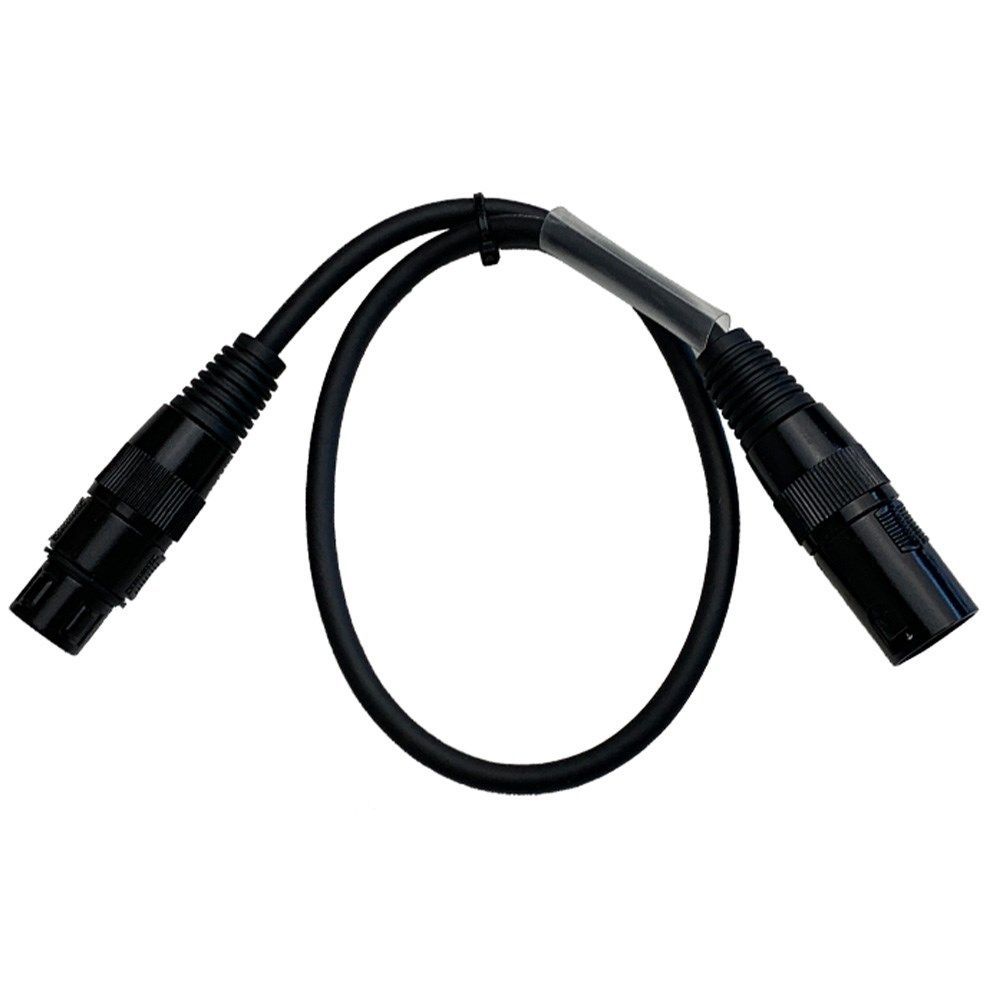Event Lighting XLR3M5F1 3-Pin Male to 5-Pin Female DMX Lead (1m) - Image 1