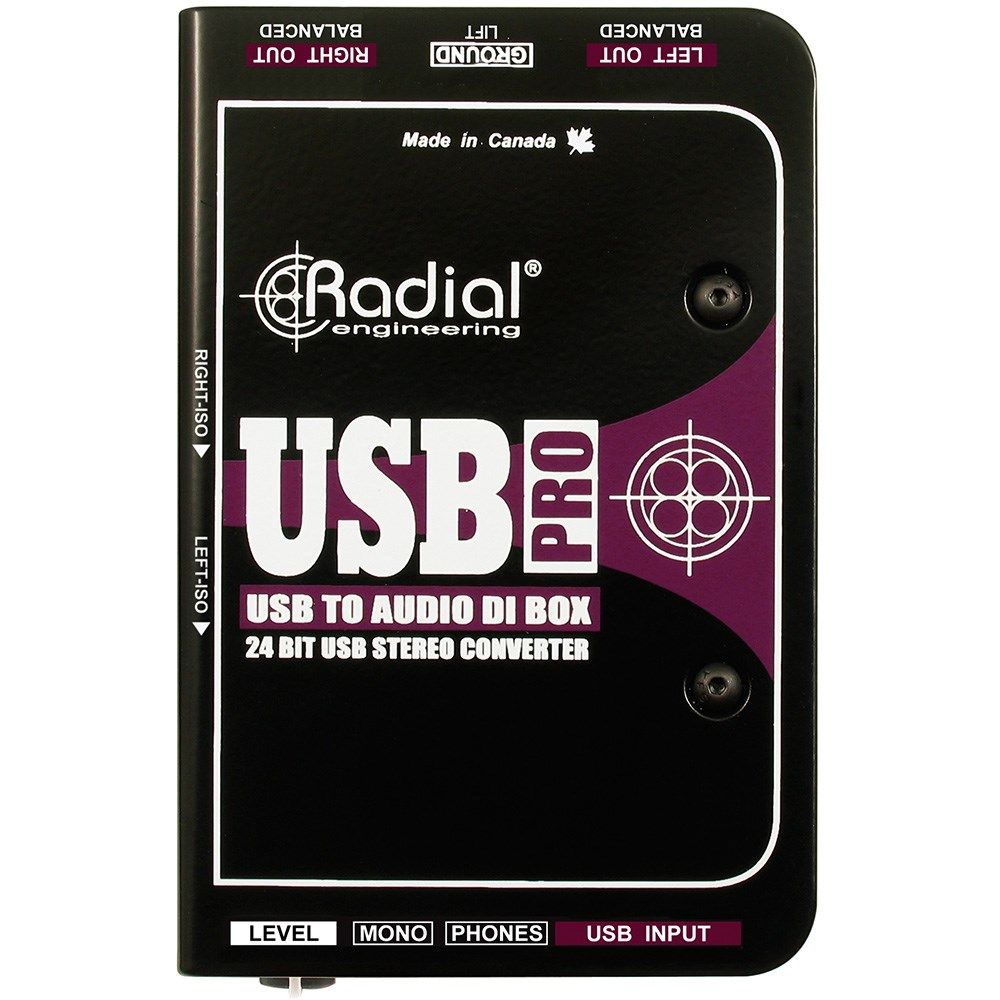 Radial USB-Pro Stereo USB Laptop Direct Box - Image 1