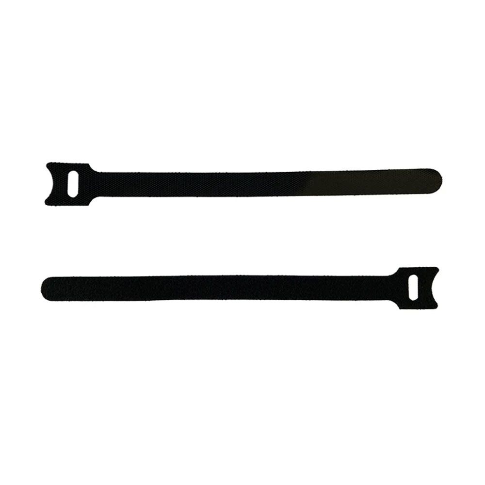Event Lighting VT100XL Velcro Ties 100-Pack (Light Duty - Black) - Image 1