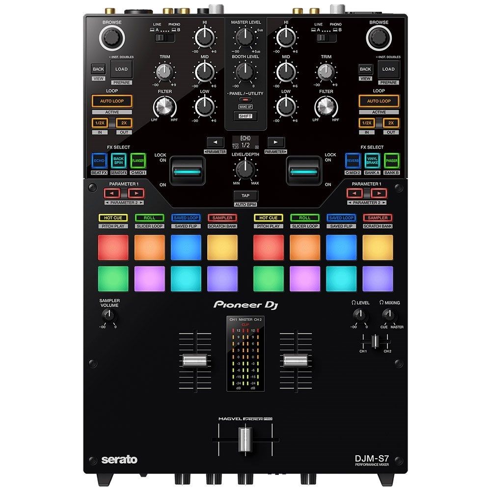 Pioneer DJMS7 Scratch-Style 2-Channel Performance DJ Mixer for Serato DJ Pro - Image 1
