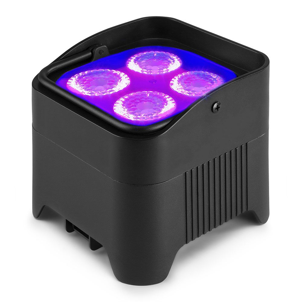 Beamz BBP94W 4x12W Battery Wireless DMX IRC Uplight - Image 1