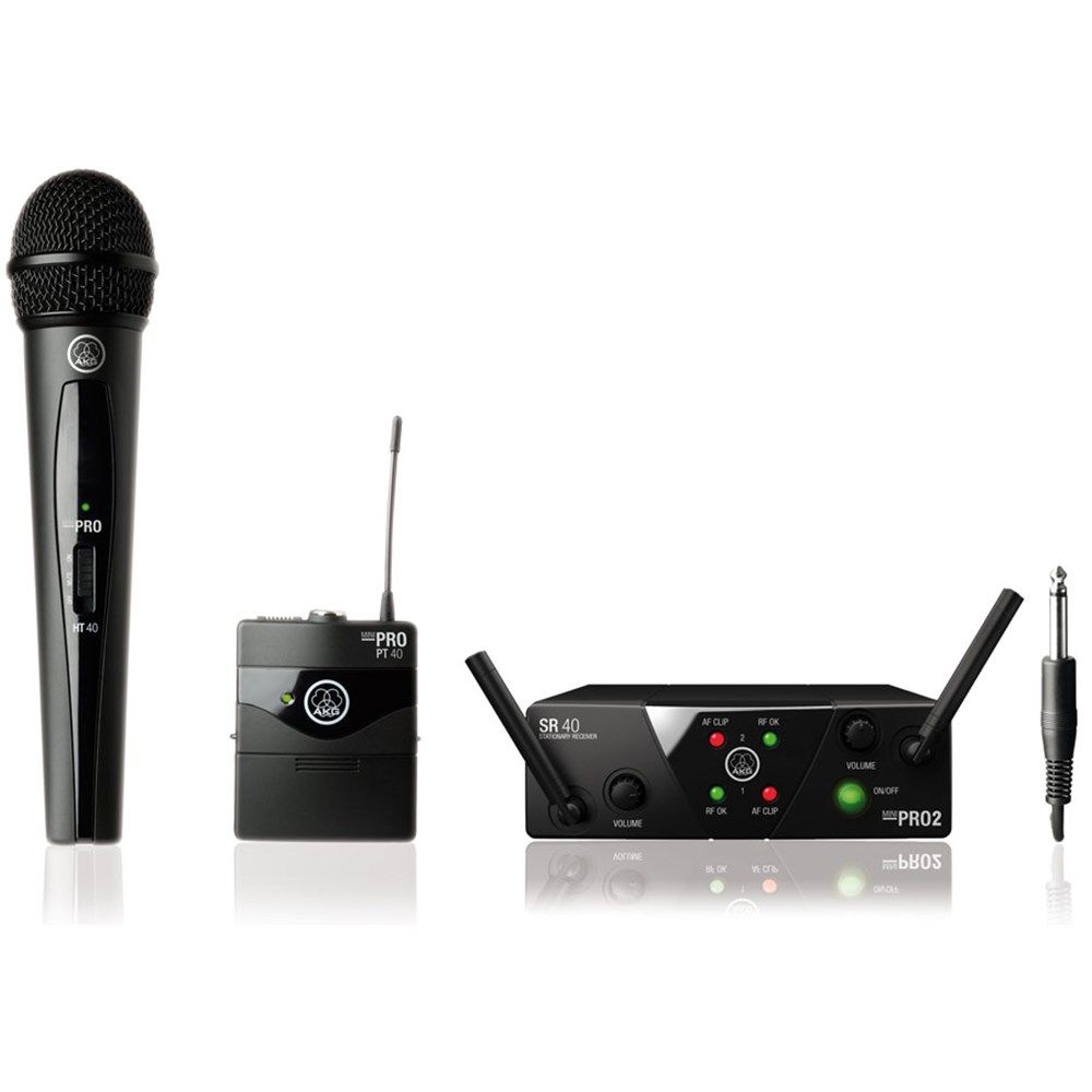 AKG WMS 40 Mini2 Dual Wireless H/held & B/pack Band US45A/C - Image 1