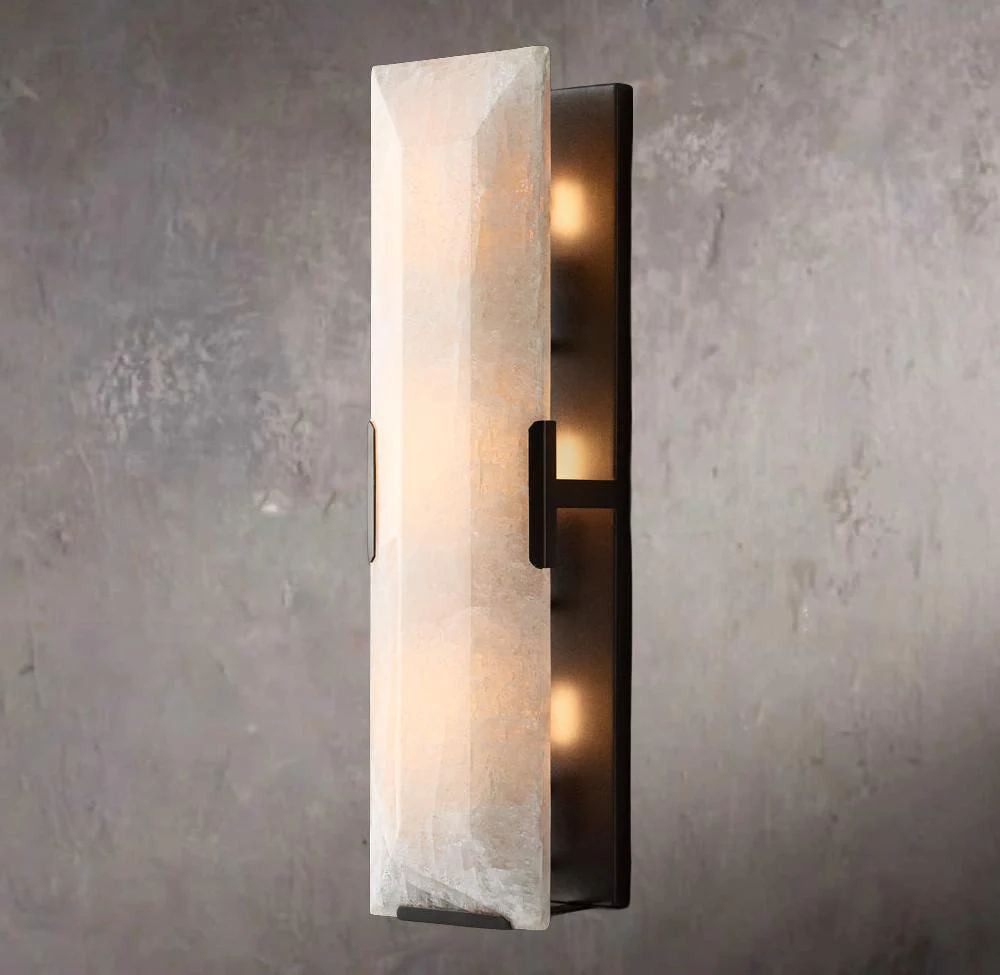 Harlowe Calcite Linear Wall Sconce - Image 3