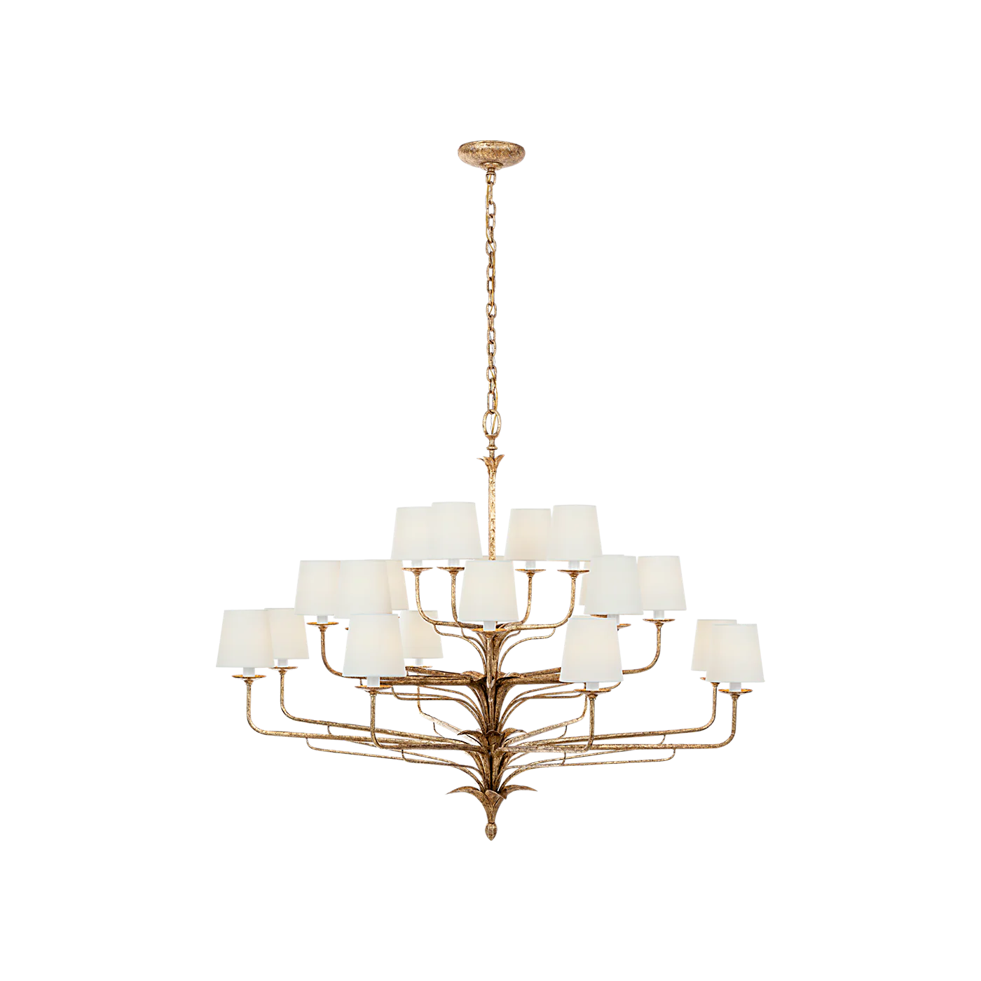 Amalfi 50" Three-Tiered Chandelier - Image 2