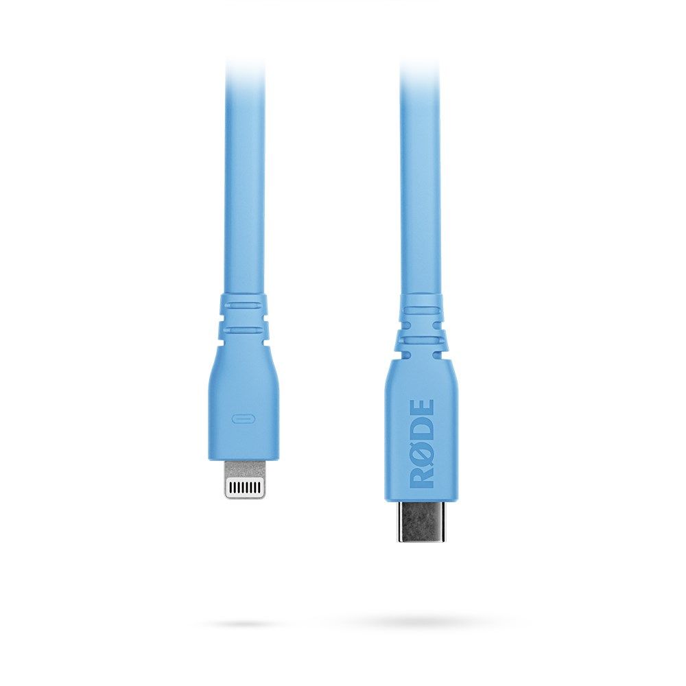 Rode SC19 USB-C to Lightning Cable (Blue) - 1.5m - Image 1