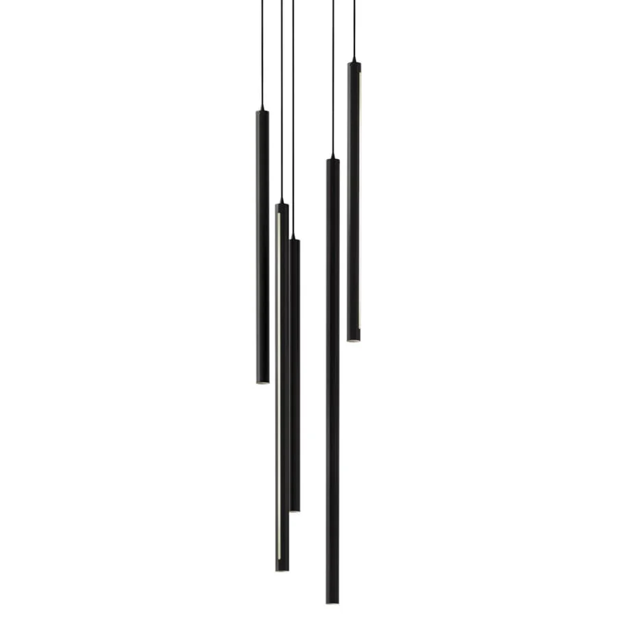 DALS Lighting 22" Wide 5 Light LED Multi Light Pendant - Image 1