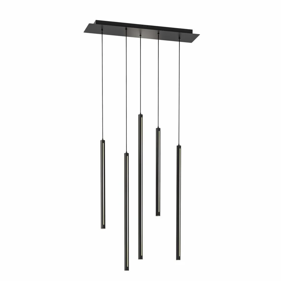 DALS Lighting 47" Wide 5 Light LED Linear Pendant - Image 2
