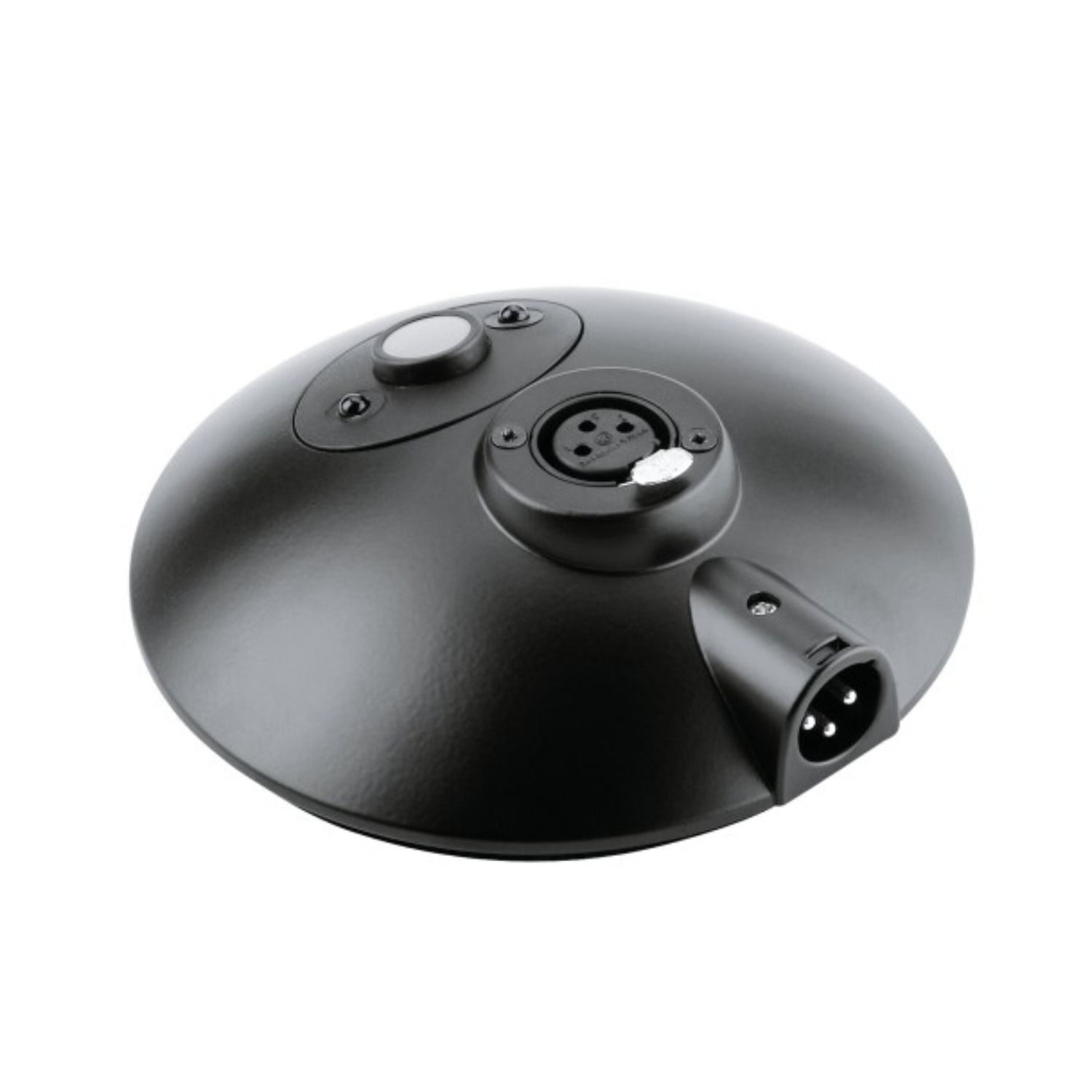 K&M 29375 Microphone Table Base w/ 3-Pin XLR & Switch - Image 1