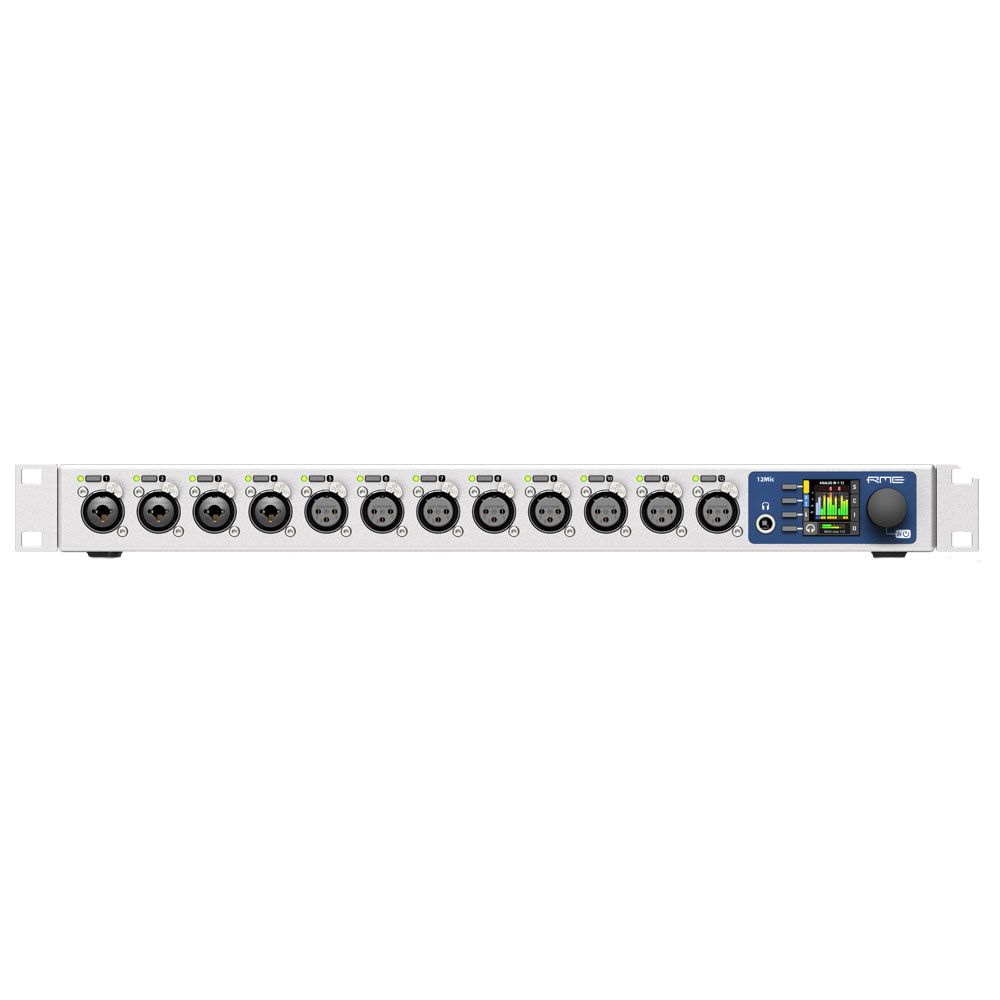 RME 12Mic-D 12-Channel Digitally Controlled Mic Preamp w/ Dante & MADI - Image 1