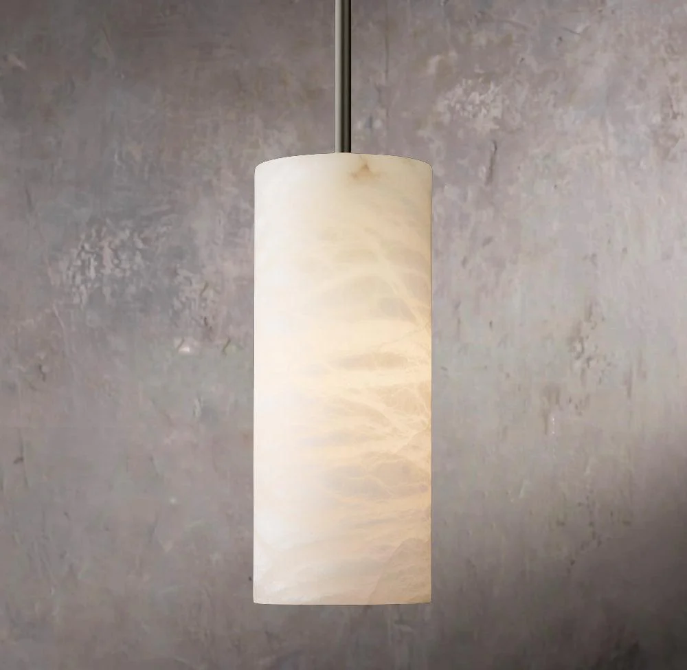 Handcrafted Alabaster Column Pendant Charm - Image 2