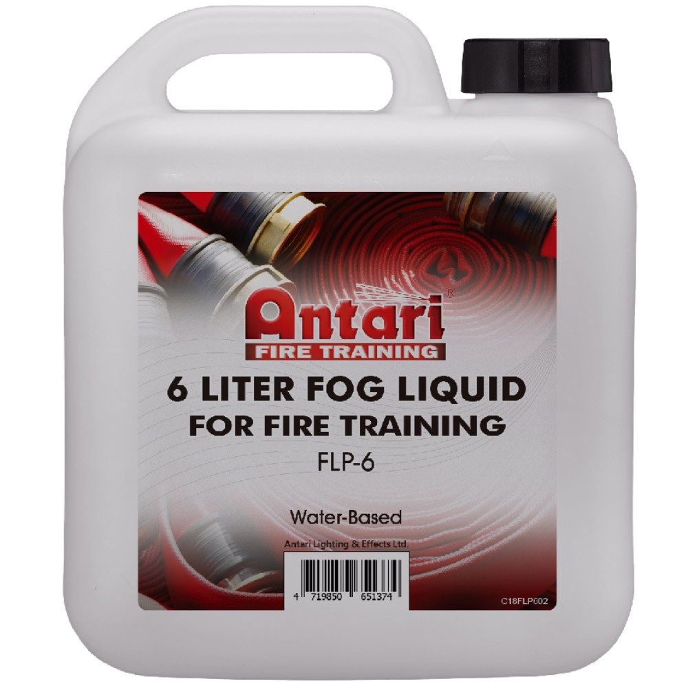 Antari FLP6 Fire Training Fog Fluid 6L - Image 1