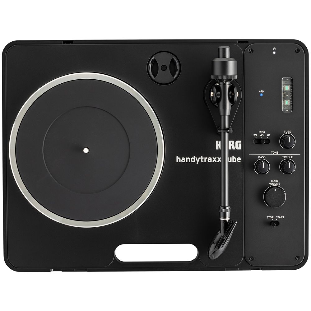 Korg Handytraxx Tube J Portable Record Player w/ JICO Clipper MM Cartridge - Image 1