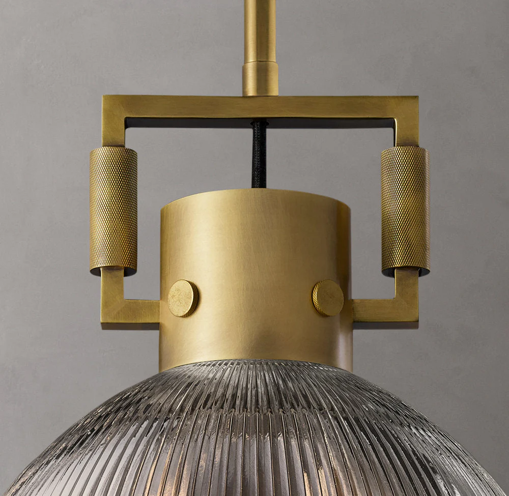 Industrial Polygonal Glass Pendant Light Shade - Image 2