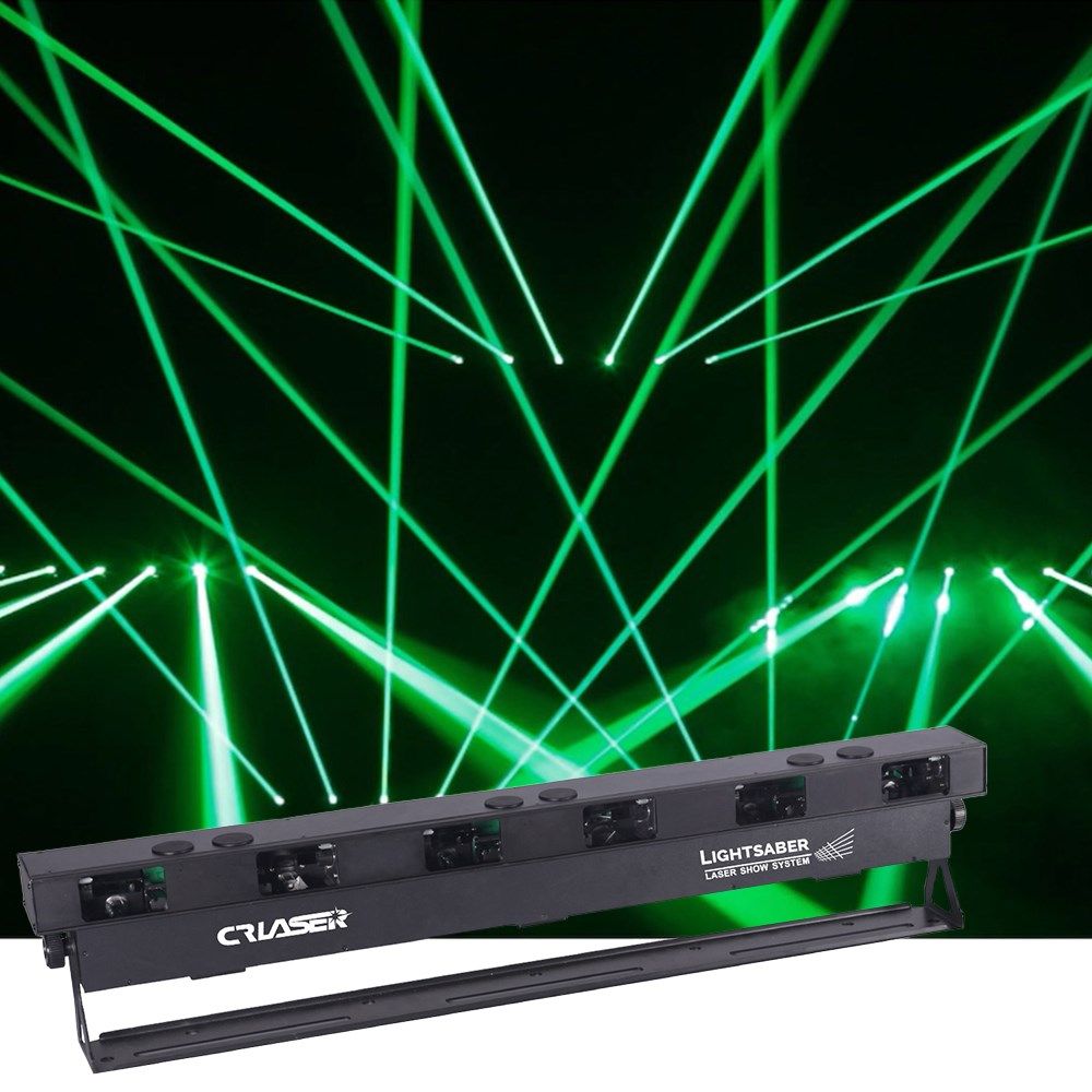 CR Light Saber LM-6 RGB Laser Bar w/ 6 Fat Beam Lasers & DMX Compatibility (6W) - Image 1