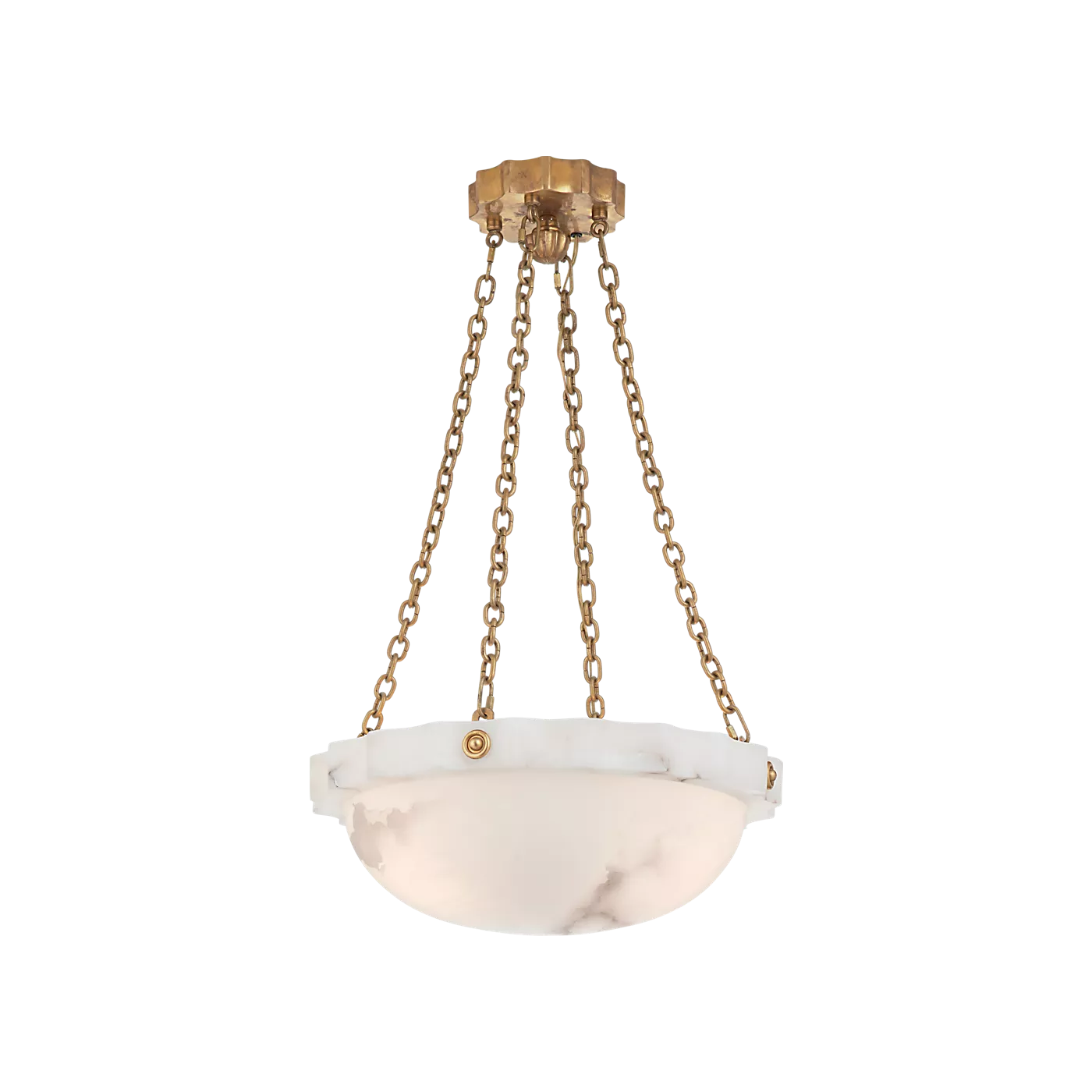 Fluted Band Medium Chandelier