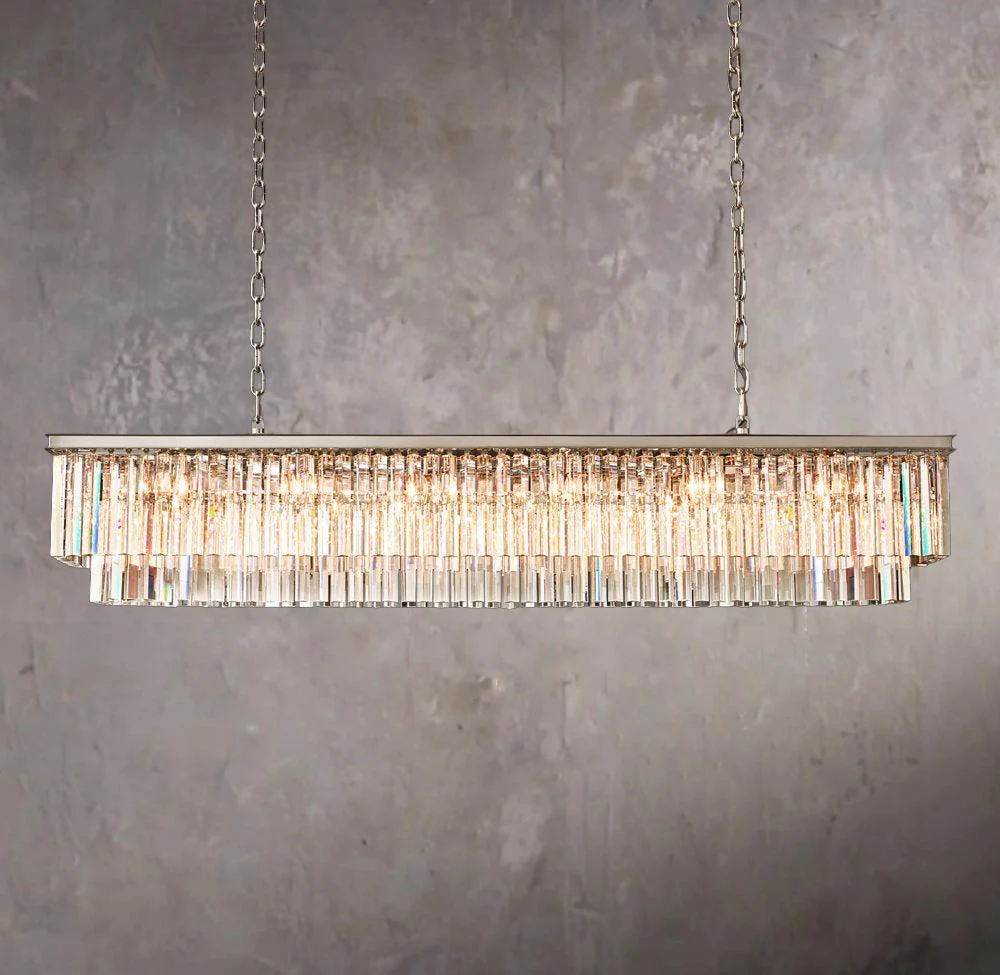 1920s Odeon Linear Pendant Light 72″