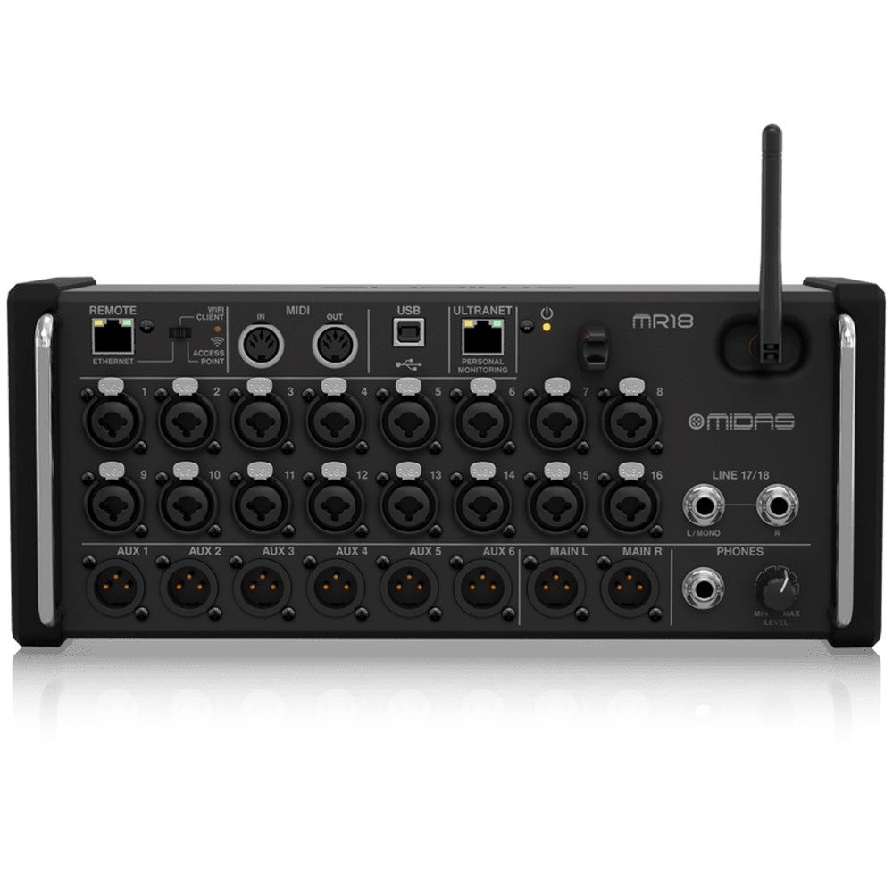 Midas MR18 18-Input Digital Mixer for iPad/Android Tablets - Image 1