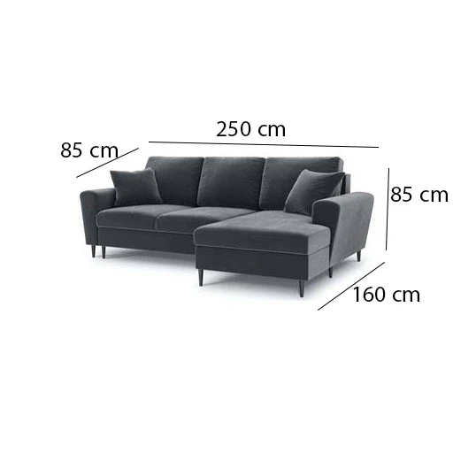 ركنة خشب زان طبيعي 160×250سم - ألوان متعددة - DECO11 - Image 2