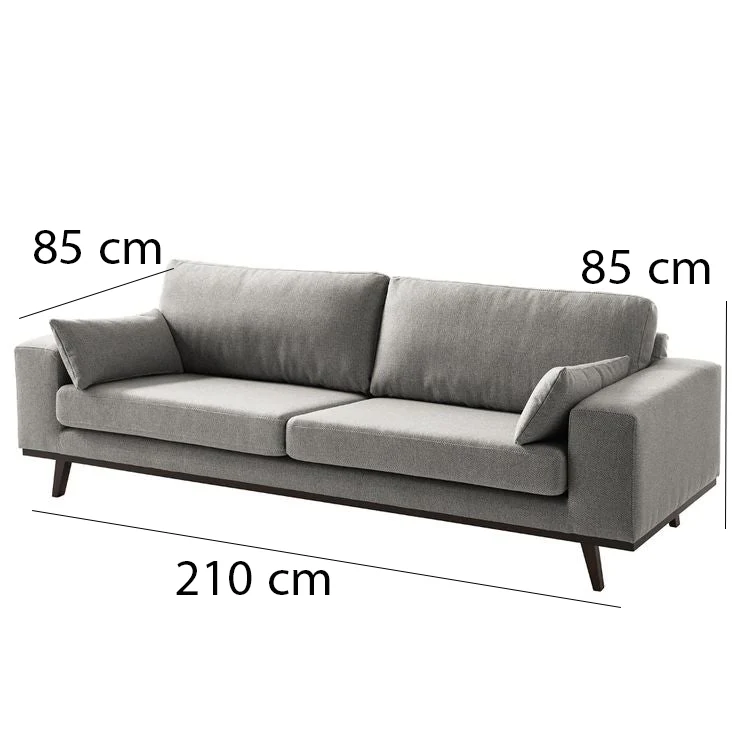 كنبة خشب زان طبيعي 85×210سم - ألوان متعددة - DECO15 - Image 2