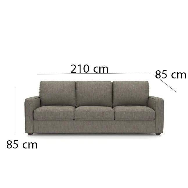 كنبة خشب زان طبيعي 85×210سم - ألوان متعددة - DECO21 - Image 2