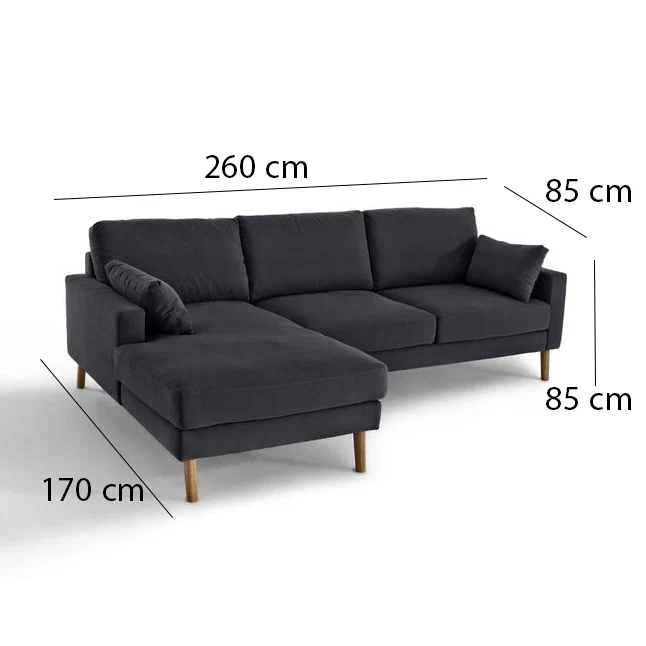 ركنة خشب زان طبيعي 170×260سم - ألوان متعددة - DECO3 - Image 2