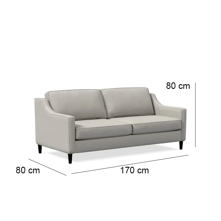 كنبة خشب زان طبيعي 80×170سم - ألوان متعددة - DECO92 - Image 2