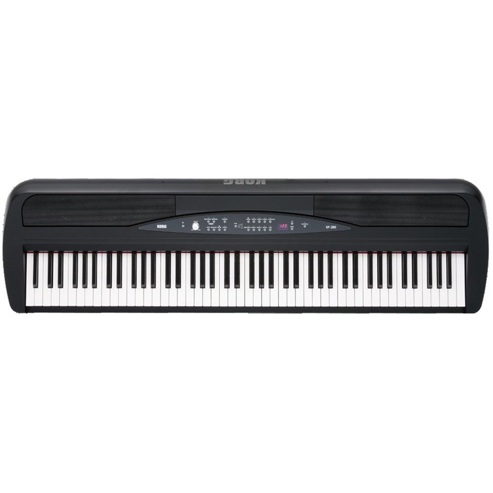 Korg SP-280 88-Key Digital Piano w/ MIDI (Black) - Image 1