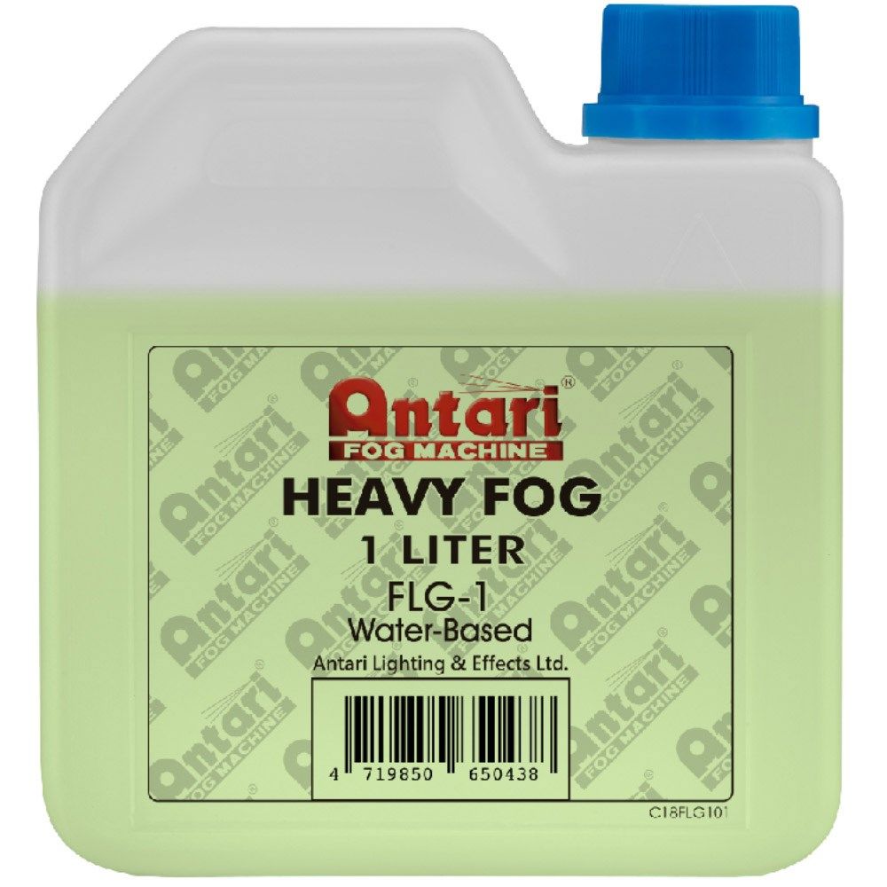 Antari Heavy Duty Smoke / Fog Fluid 1 Litre (Green Fluid) - Image 1
