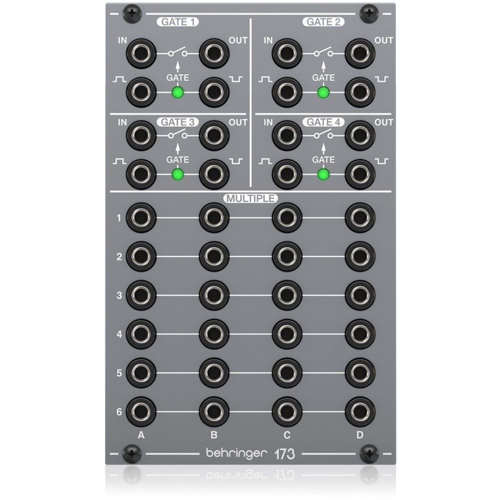 Behringer 173 Legendary Analogue Quad Gate & Multiples Module for Eurorack - Image 1
