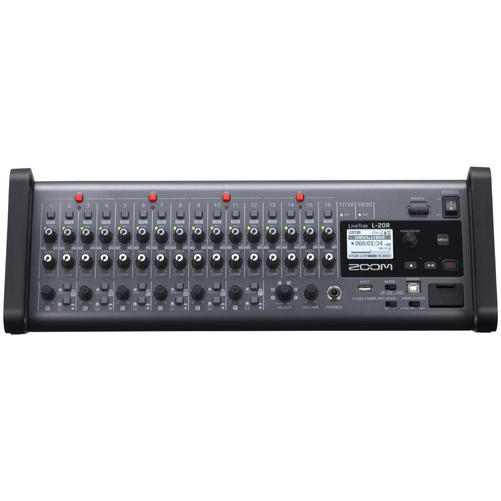 Zoom LiveTrak L-20R Rack-Mountable Digital Mixer & Recorder - Image 1