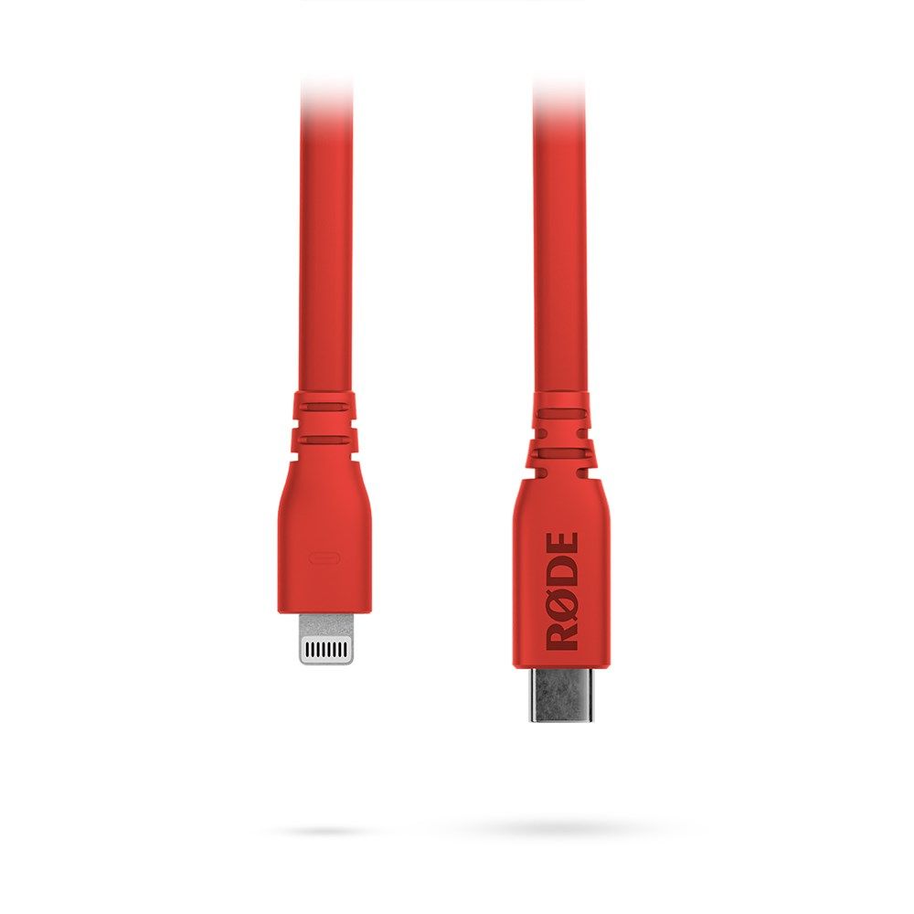 Rode SC19 USB-C to Lightning Cable (Red) - 1.5m - Image 1