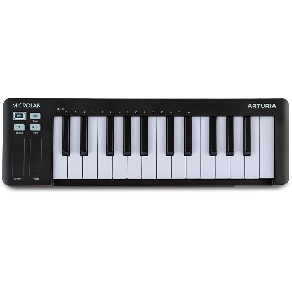 Arturia Microlab 3 25-Key MIDI Controller (Black) - Image 1