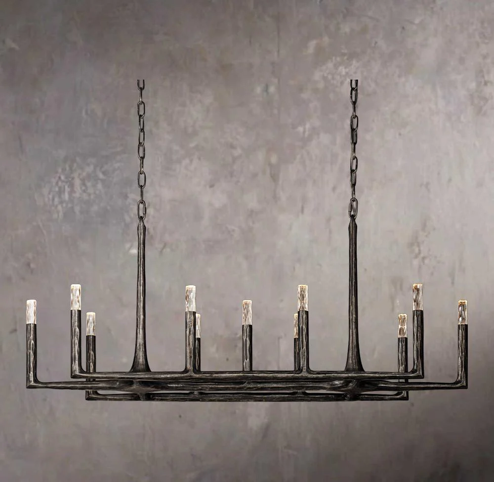 Thaddeuse Linear Ceiling Chandelier 54" - Image 3