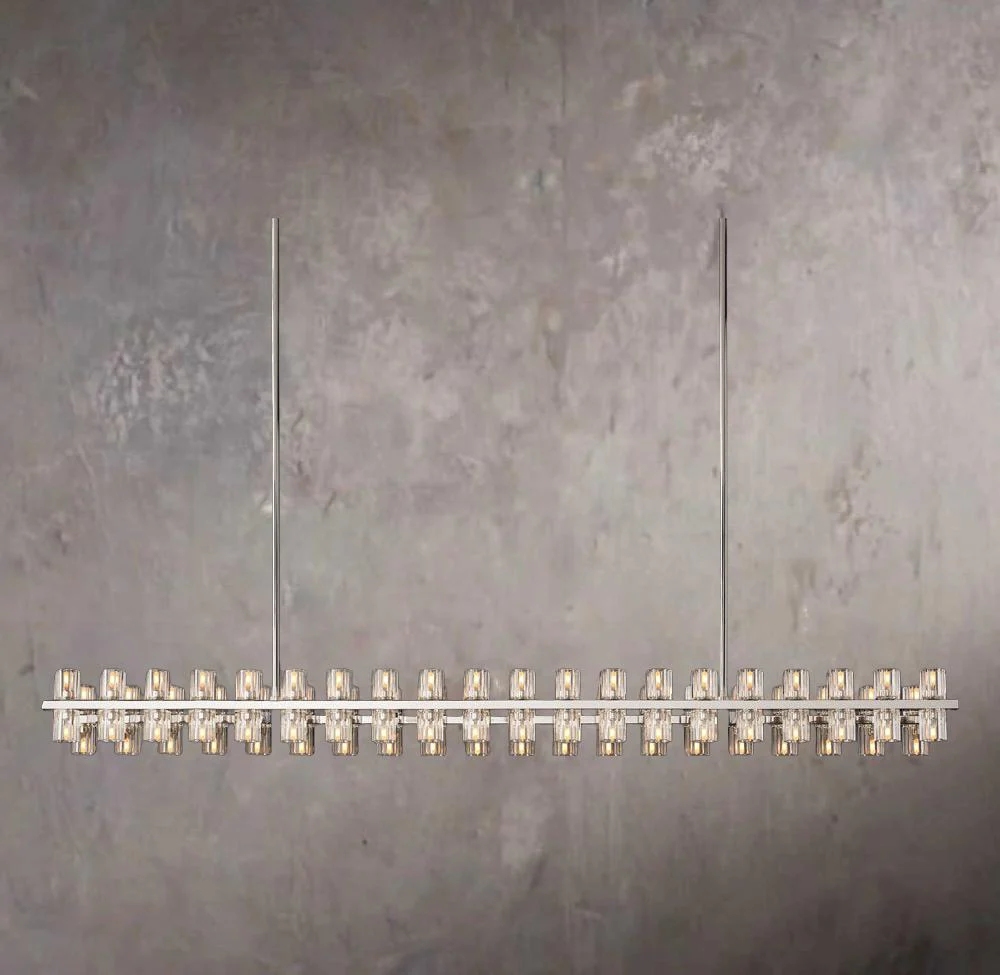 Arcachons LED Linear Rectangular Chandelier 72" - Image 2