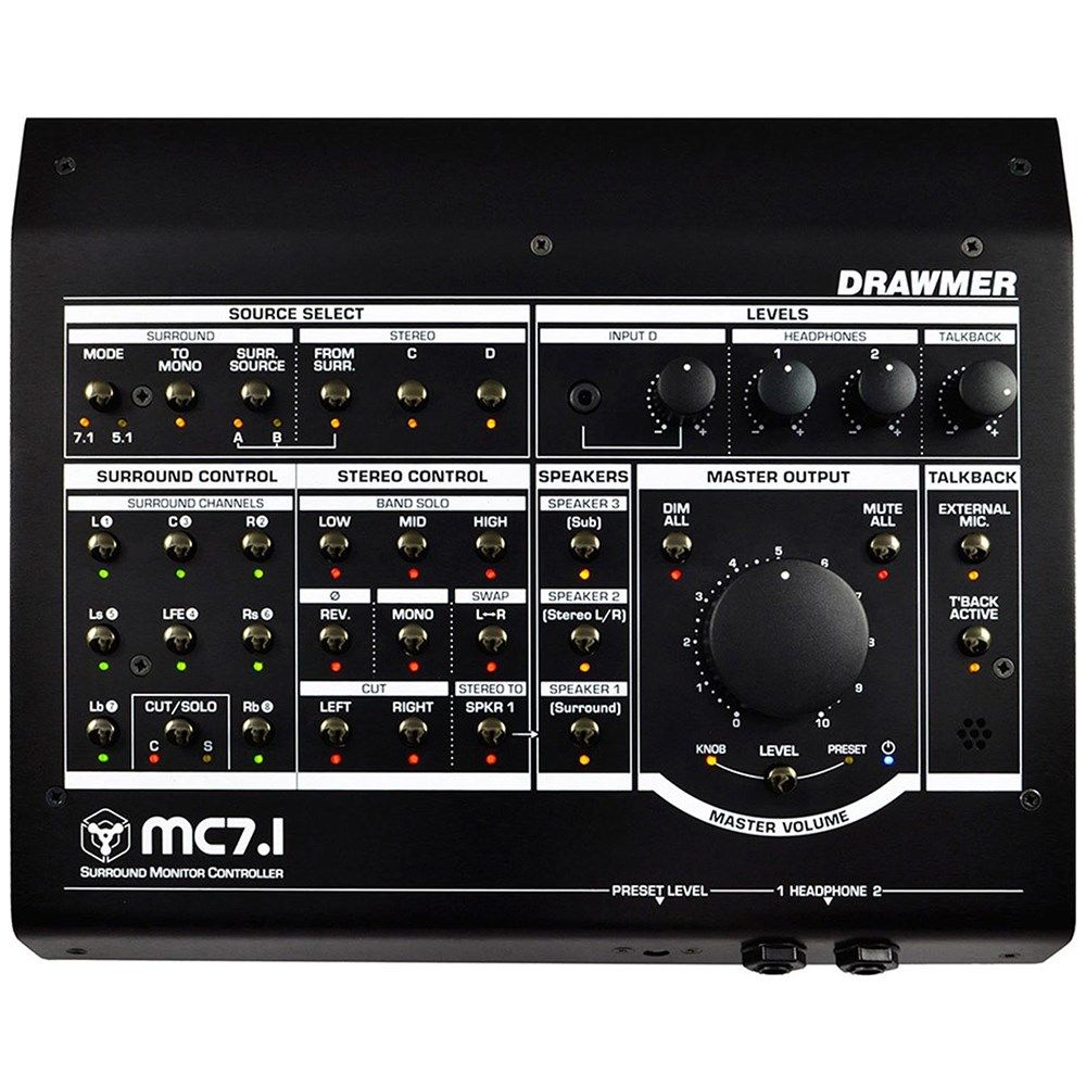 Drawmer MC7.1 Surround Monitor Controller - Image 1