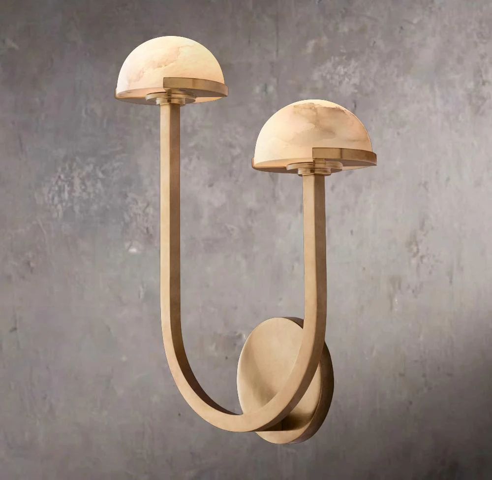 Pedras Dual Arm Right Wall Sconce