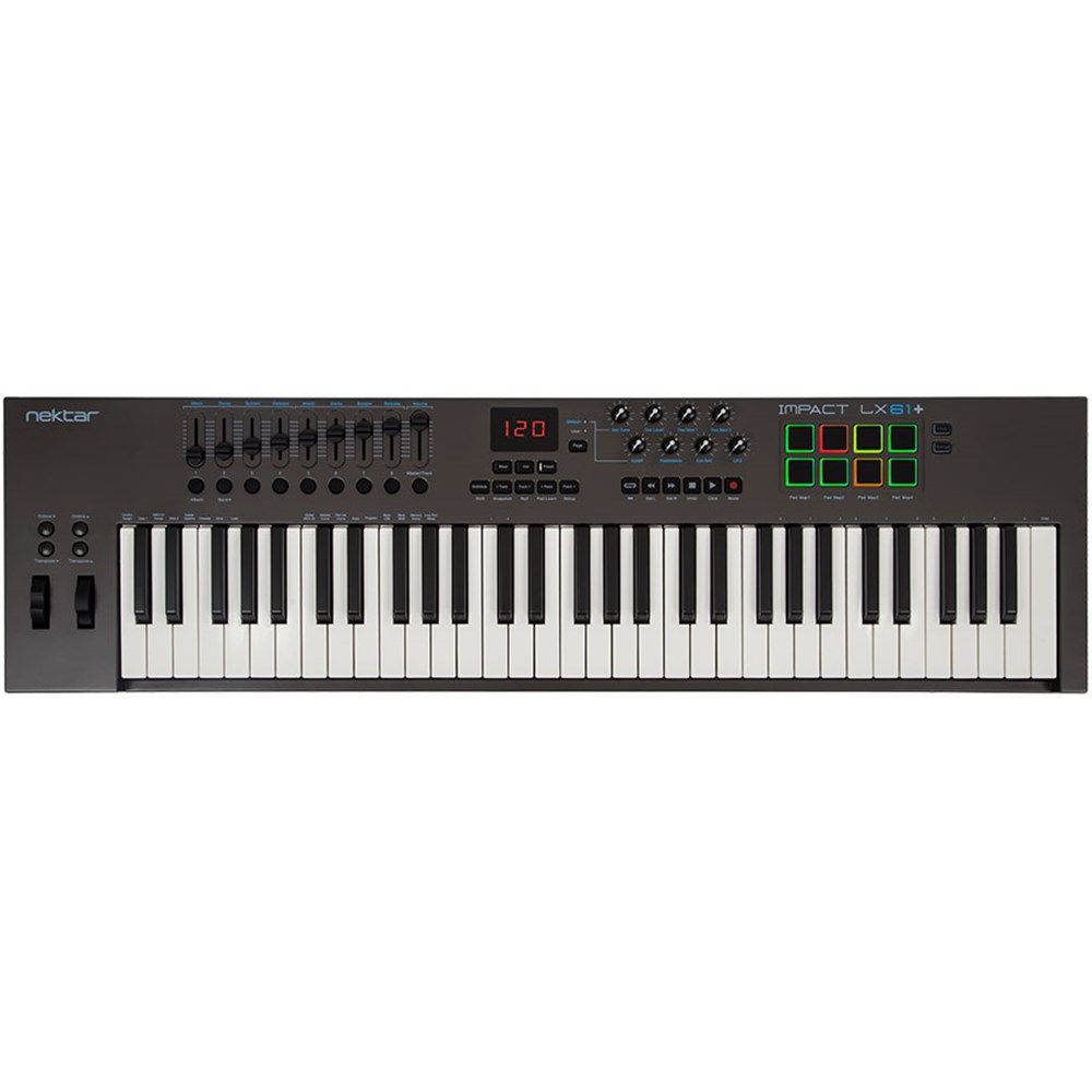 Nektar Impact LX61+ 61-Note USB MIDI Controller Keyboard - Image 1