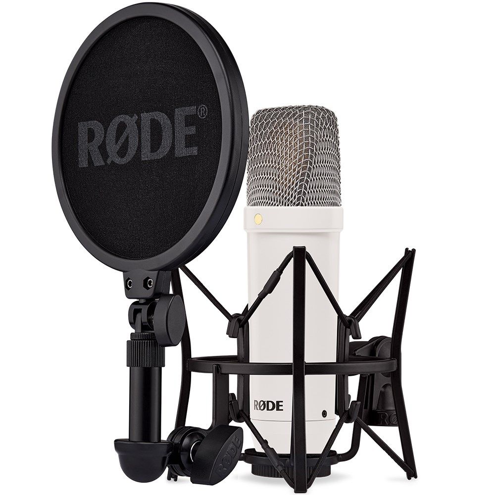 Rode NT1 Signature Series Studio Condenser Microphone w/ Accessories (White) - Image 1