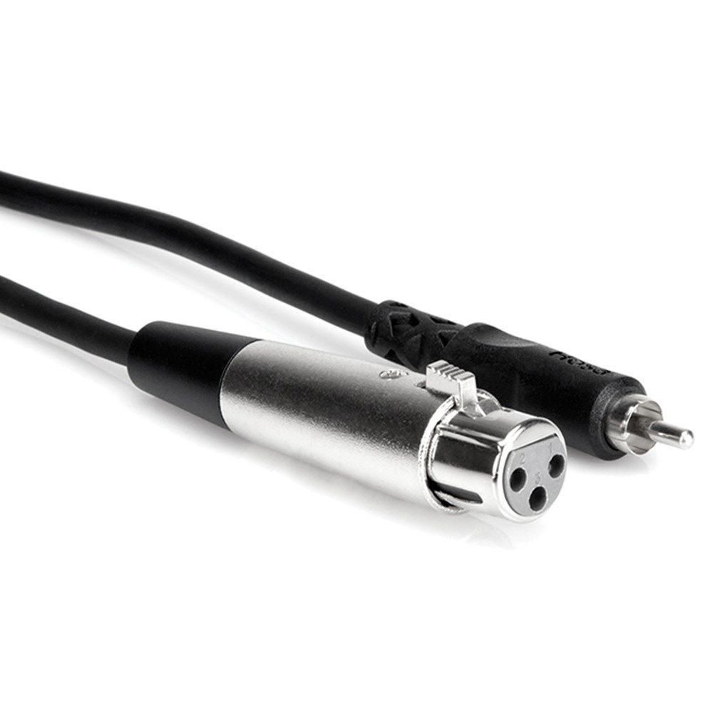 Hosa XRF110 XLR(F) to RCA Unbalanced Interconnect Cable (10ft) - Image 1