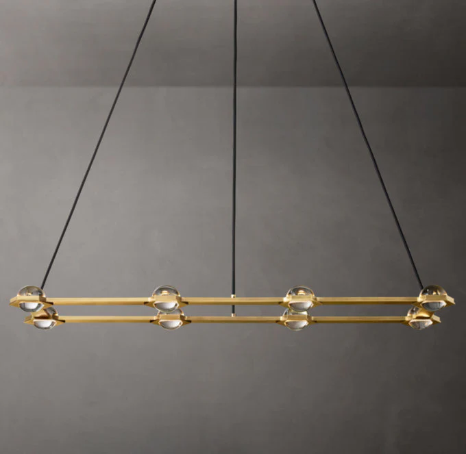 Clatant Linear Rectangular Pendant Light 54" - Image 2
