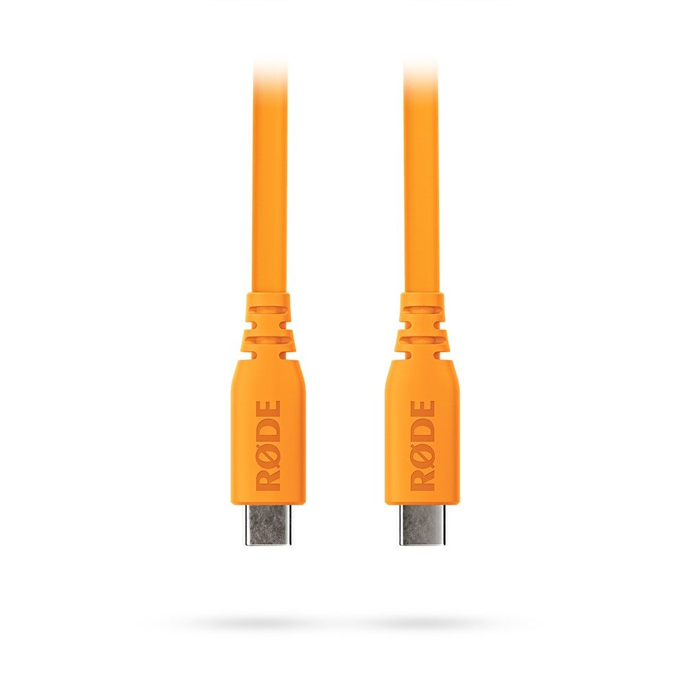 Rode SC17 USB-C to USB-C Cable (Orange) - 1.5m - Image 1